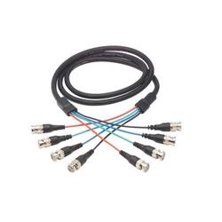 Picture of Premium RGB Multi-Coaxial Cable, 4 BNC Male / Male, 15.0 ft