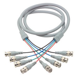 Picture of Deluxe RGB Multi-Coaxial Cable, 4 BNC Male / Male, 7.5 ft