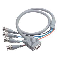 Picture of VGA Breakout Cable, HD15 Male / 4 BNC Male, 6.0 ft