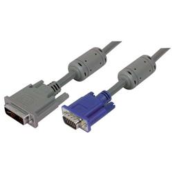 Picture of Premium DVI-A Male DVI Cable / HD15 Male w/ Ferrites, 15.0 ft