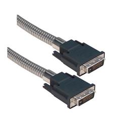 Picture of Metal Armored DVI-D Dual Link DVI Cable Male / Male 15.0 ft