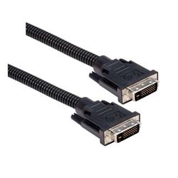 Picture of Plastic Armored DVI-D Dual Link DVI Cable Male / Male 10.0 ft