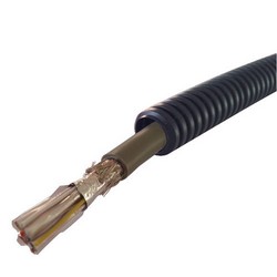 Picture of Plastic Armored DVI-D Dual Link DVI Cable Male / Male 5.0 ft