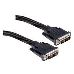 Picture of Plastic Armored DVI-D Single Link DVI Cable Male / Male 3.0 ft