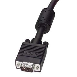 Picture of Premium VGA Cable, HD15 Male / Male with Ferrites, Black 50.0 ft