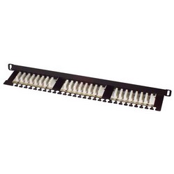 Picture of Cat6 Patch Panel, 24-Port UTP EIA568A/B