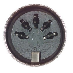 Picture of Feed-Thru Adapter, DIN 5, Female / Female