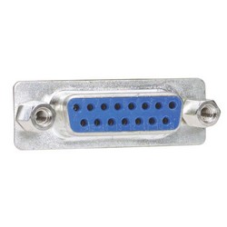 Picture of Low Profile Right Angle Adapter, DB15 Male / Female, Cable Exit 3