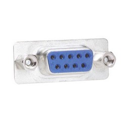 Picture of Low Profile Right Angle Adapter, DB9 Male / Female, Cable Exit 2