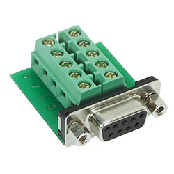 Picture of DB9 Female Connector for Field Termination