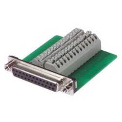 Picture of DB25 Female Connector for Field Termination with Screwless Terminal Block