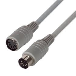Picture of Molded Extension Cable, DIN 5, Male / Female, 10.0 ft