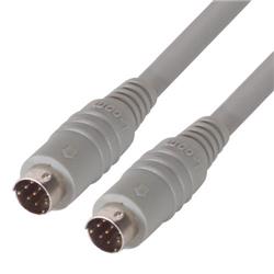 Picture of Molded Cable, Mini DIN 8 Male / Male, 20.0 ft