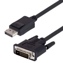 Picture of DisplayPort male to DVI male Dongle