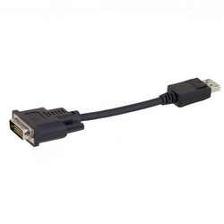 Picture of DisplayPort male to DVI male Dongle