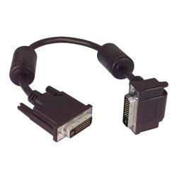 Picture of DVI-D Dual Link DVI Cable Male / Male Right Angle,Top 0.5m