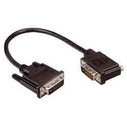 Picture of DVI-D Dual Link LSZH DVI Cable Male / Male Right Angle, Right 15.0 ft