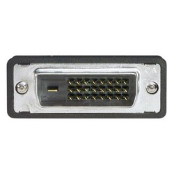Picture of DVI-D Dual Link LSZH DVI Cable Male / Male Right Angle, Bottom 3.0 ft