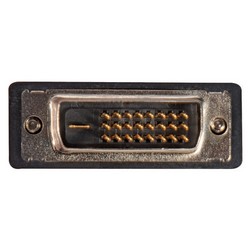 Picture of DVI-D Dual Link LSZH DVI Cable Male / Male 45 Degree Left, 1.0 ft
