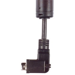 Picture of DVI-D Single Link DVI Cable Male / Male Right Angle, Top 1.0 ft
