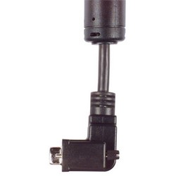 Picture of DVI-D Single Link LSZH DVI Cable Male / Male Right Angle, Top 1.0 ft