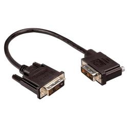 Picture of DVI-D Single Link DVI Cable Male / Male Right Angle, Left, 10.0 ft