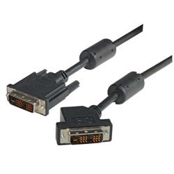 Picture of DVI-D Single Link DVI Cable Male / Male 45 Degree Left , 1.0 ft