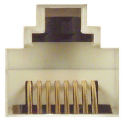 Picture of Cat5e RJ45 Coupler Unshielded (8x8) Panel Mount Style