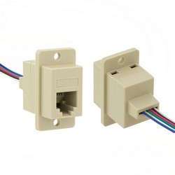 Picture of Modular Panel Jack, RJ45K (8x8K) / Wires, 30µ