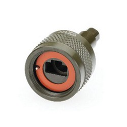 Picture of Ruggedized RJ45 Plug, Zinc-Nickel finish, for cable OD .190-.270"
