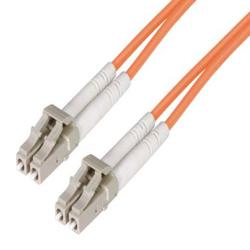 OM1 Multimode Duplex LC Fiber Patch Cable