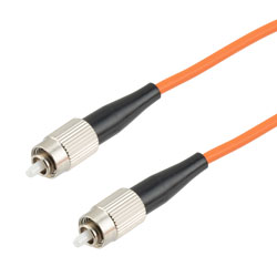 Picture of Fiber Optic Patch Cable FC/PC-FC/PC Simplex 100/140 Large Core Multimode Fiber 3.0mm PVC 1 m