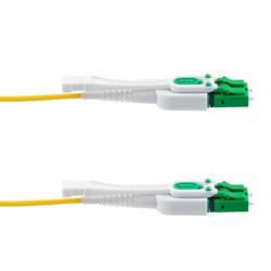 Picture of Fiber Optic Uniboot Patch Cable LC/APC-LC/APC Uniboot OS2 Single Mode Fiber Riser Rated Jacket 5M