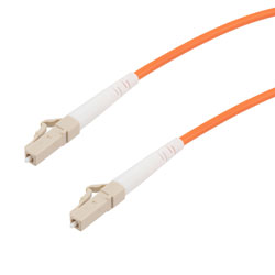 Picture of Fiber Optic Patch Cable LC/PC-LC/PC Simplex 100/140 Large Core Multimode Fiber 3.0mm PVC 1 m