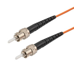 Picture of ST/ST 62.5/125 Multimode Simplex Fiber Patch Cable, OM1, 2 Meter