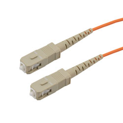 Picture of SC/SC 62.5/125 Multimode Simplex Fiber Patch Cable, LSZH, OM1, 10 Meter