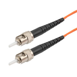Picture of ST/ST 50/125 Multimode Simplex Fiber Patch Cable, OM2, 1 Meter