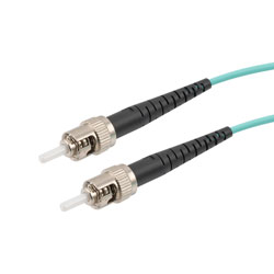Picture of ST/ST 10GB Laser Optimized Multimode Simplex Fiber Patch Cable, OM3, 1 Meter