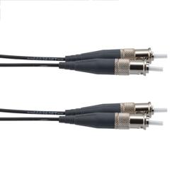 Picture of Mil M83522 ST 2x to Mil M83522 ST 2x, MM OM1, 2.0mm LSZH zipcord, 15 meter cable assembly