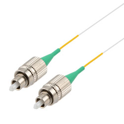 Picture of Fiber optic patch cable FC/APC to FC/APC simplex PM (Polarized Maintaining) 1310 nm, 0.25 mm fiber 1 meter