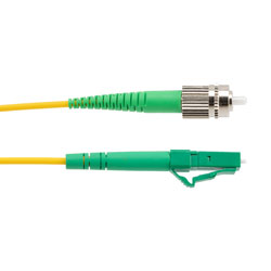 Picture of Fiber Optic Patch Cable, FC/APC Narrow Key to LC/APC Simplex PM (Polarized Maintaining), 1550nm, 2.0mm Loose Tube PVC, 1-Meter