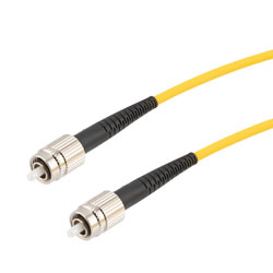 Picture of Fiber Optic Patch Cable, FC/PC Narrow Key to FC/PC Simplex PM (Polarized Maintaining), 1550nm, 3.0mm Loose Tube PVC, 2-Meter