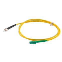 Picture of Fiber Optic Patch Cable SMA/APC-LC/APC Simplex 9.25/125 OS1 Single Mode Fiber 3.0mm PVC Jacket 5 m