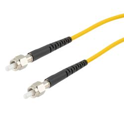 Picture of Fiber Optic Patch Cable SMA/APC-SMA/APC Simplex 9.25/125 OS1 Single Mode Fiber 3.0mm PVC Jacket 1 m