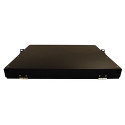 Picture of Fiber Enclosure Rack Mount 1U, with 3 FSP  Sub panel openings