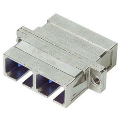 Picture of Duplex Fiber Coupler, SC / SC (Metal Body), Ceramic Alignment Sleeve