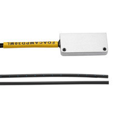 Picture of Fiber Optic Sensor Cable, 2M Array-type, Diffuse Reflection, R25 POF with Rectangular Sensing End and 30 mm Wide Right Angle Beam Exit