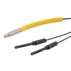 Picture of Fiber Optic Sensor Cable - 2M, Diffuse reflection, M4, high temp jacket, straight
