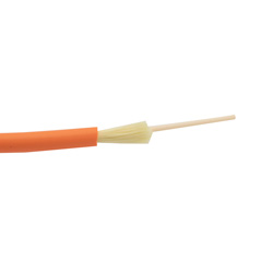 Picture of 1-Meter Interval OM1 MMF 62.5/125 Simplex Fiber Cable 3.0mm OD Orange OFNP