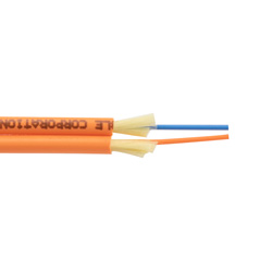 Picture of 1-Meter Interval OM1 MMF 62.5/125 Duplex Fiber Cable 3.0mm OD Orange OFNP